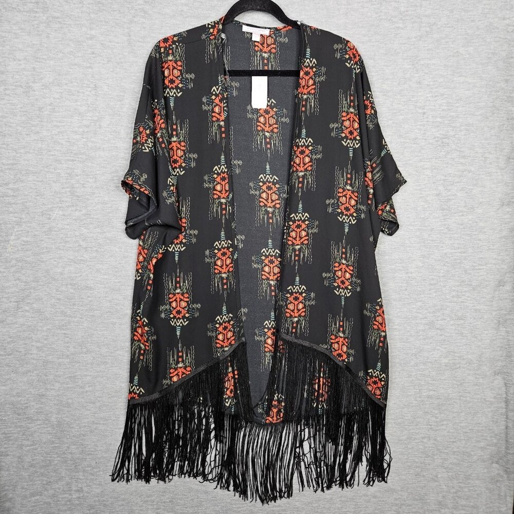 Romeo & Juliet Couture Women’s Open Front Kimono Top Size XL New - Picture 1 of 6